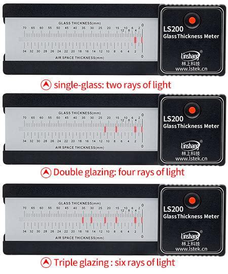 glass thickness measurer|glass thickness calculator.